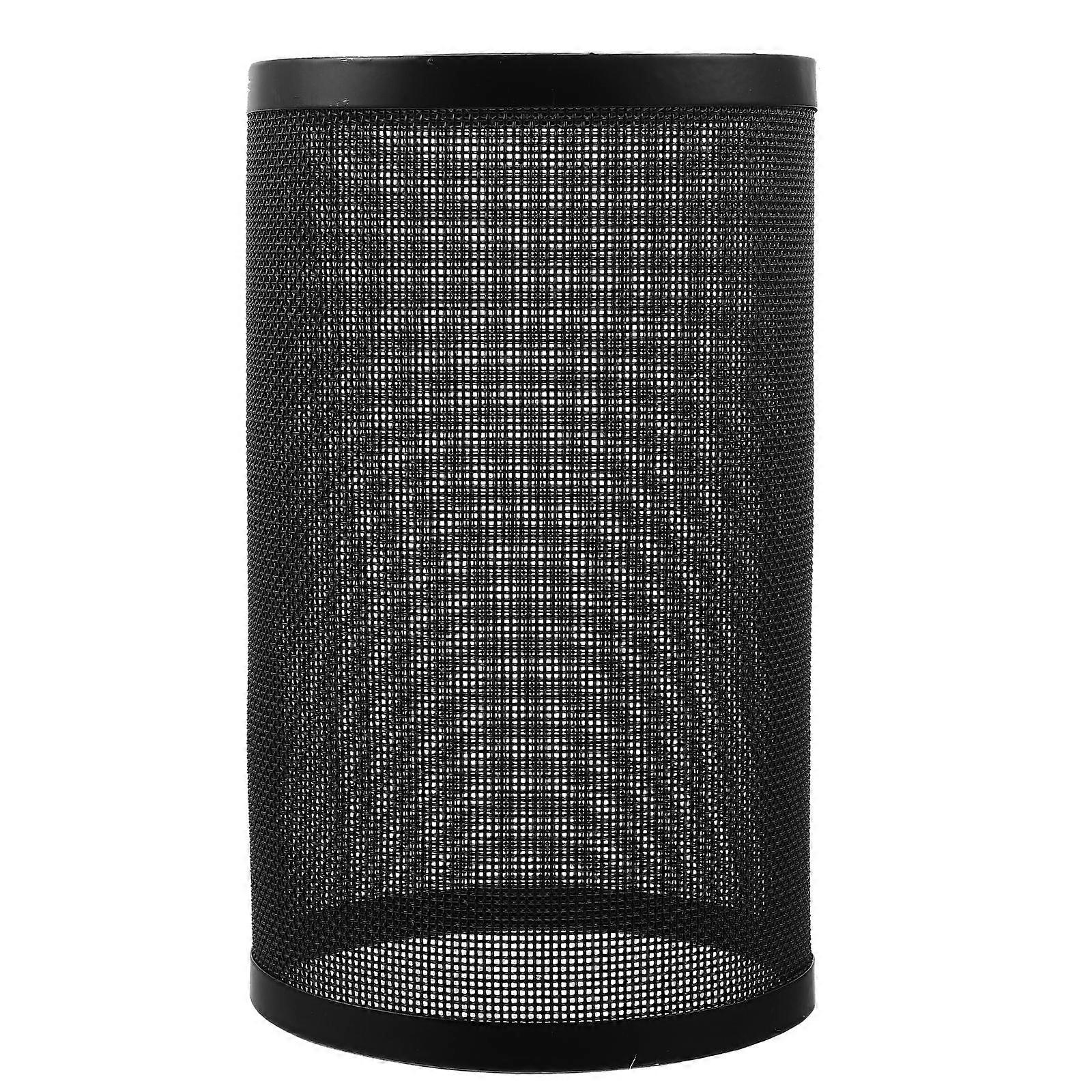 Iron Lamp Shade 4Pcs Black Elegant Mesh Design Unique Table Lamp Shade Holder for Decoration