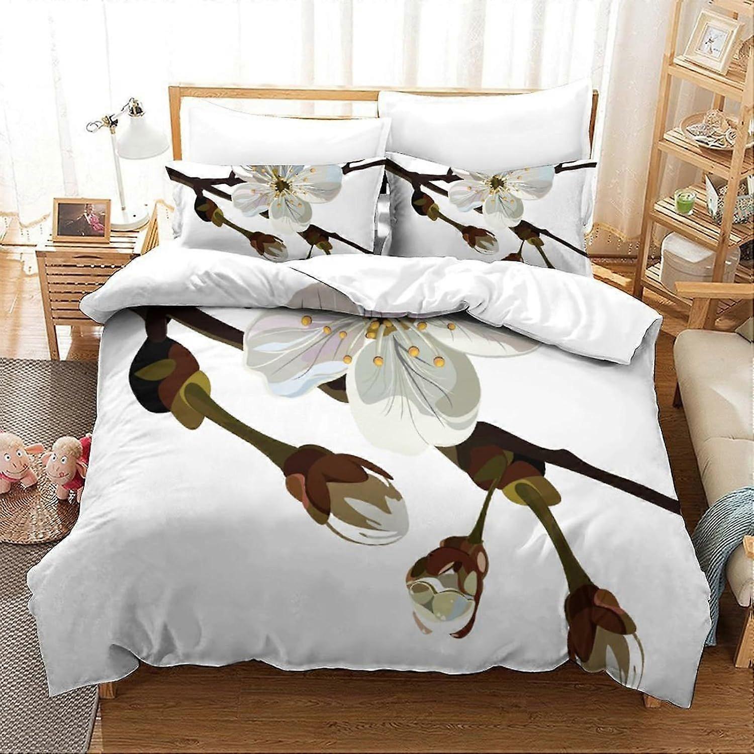 Toy Story Duvet Cover 3 PCS Hotel Quality Quilt Cover Bedding Set Bed Covers with Pillowcases with Zipper Closure Breathable Stylish Comforter 140x200