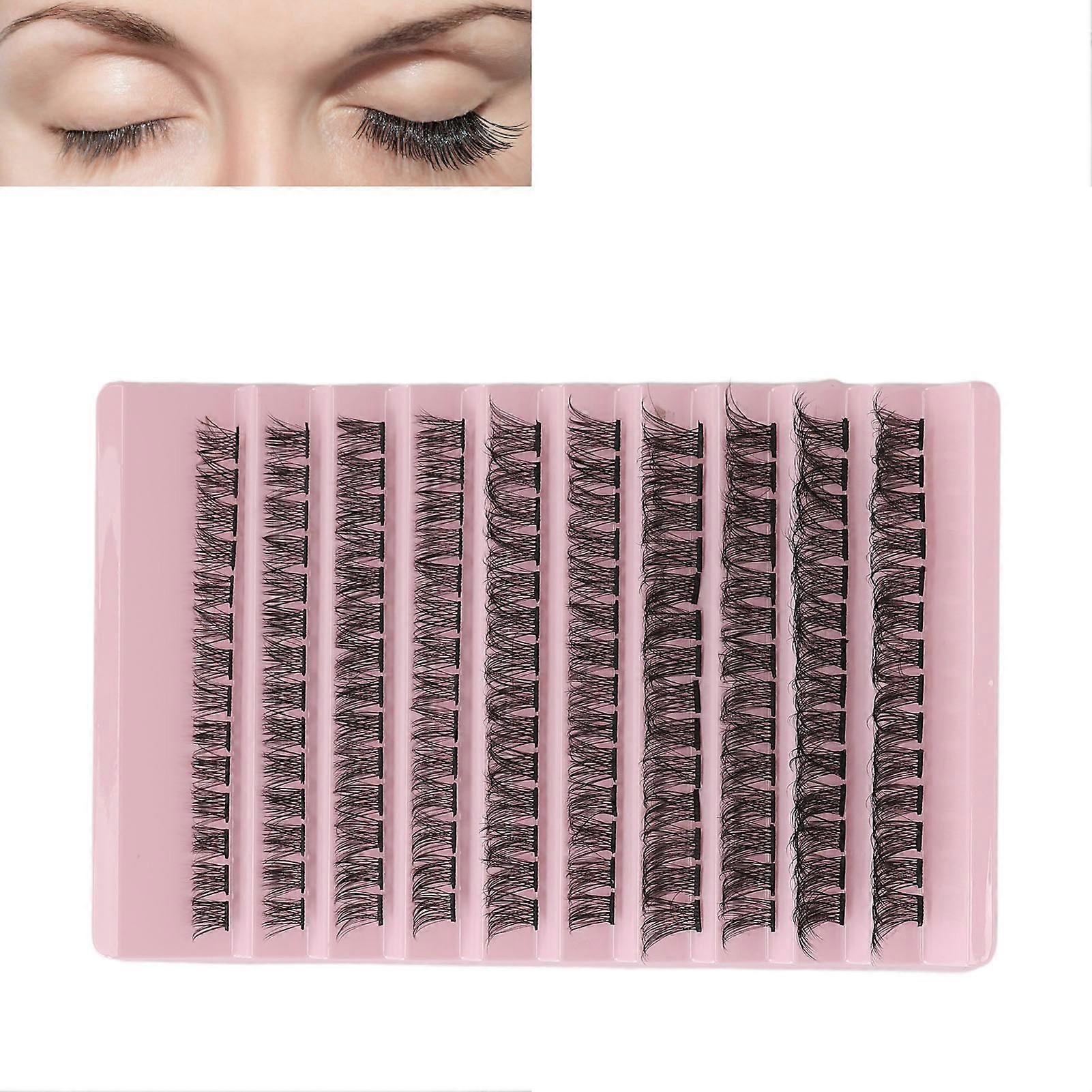 Individual Eyelashes 002 Lightweight Synthetic Fibre Cluster Extensions