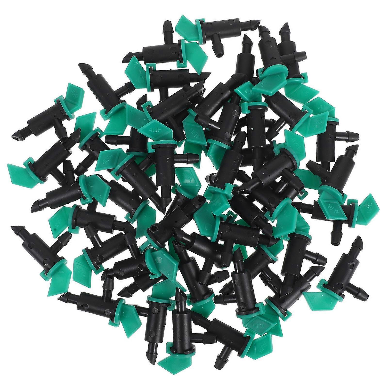 Plastic Garden Irrigation Dripper for Water Control 100Pcs Set