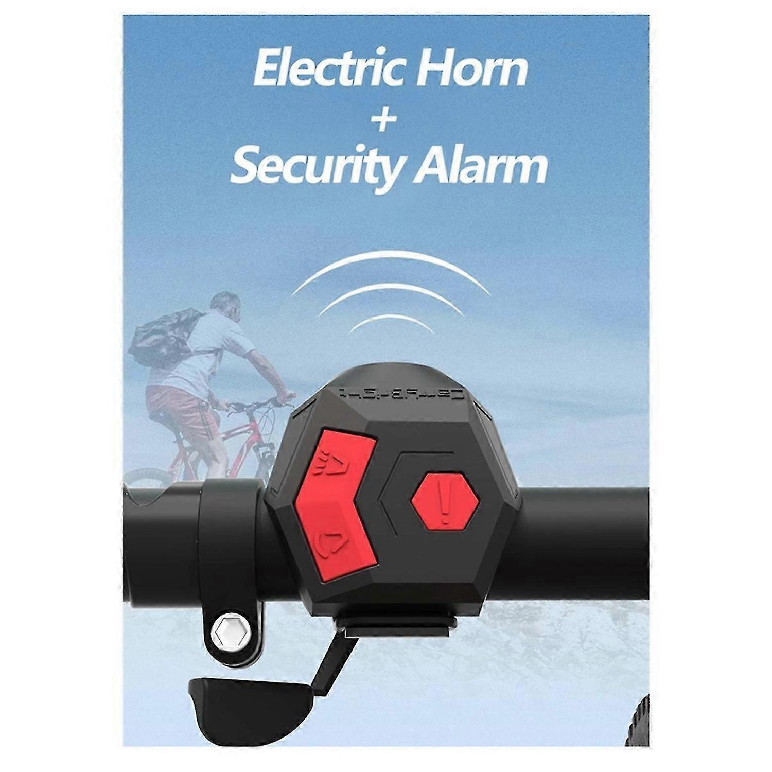 Bicycle Handlebar Cycling Alarm Ring Bell 120db Loud Horn