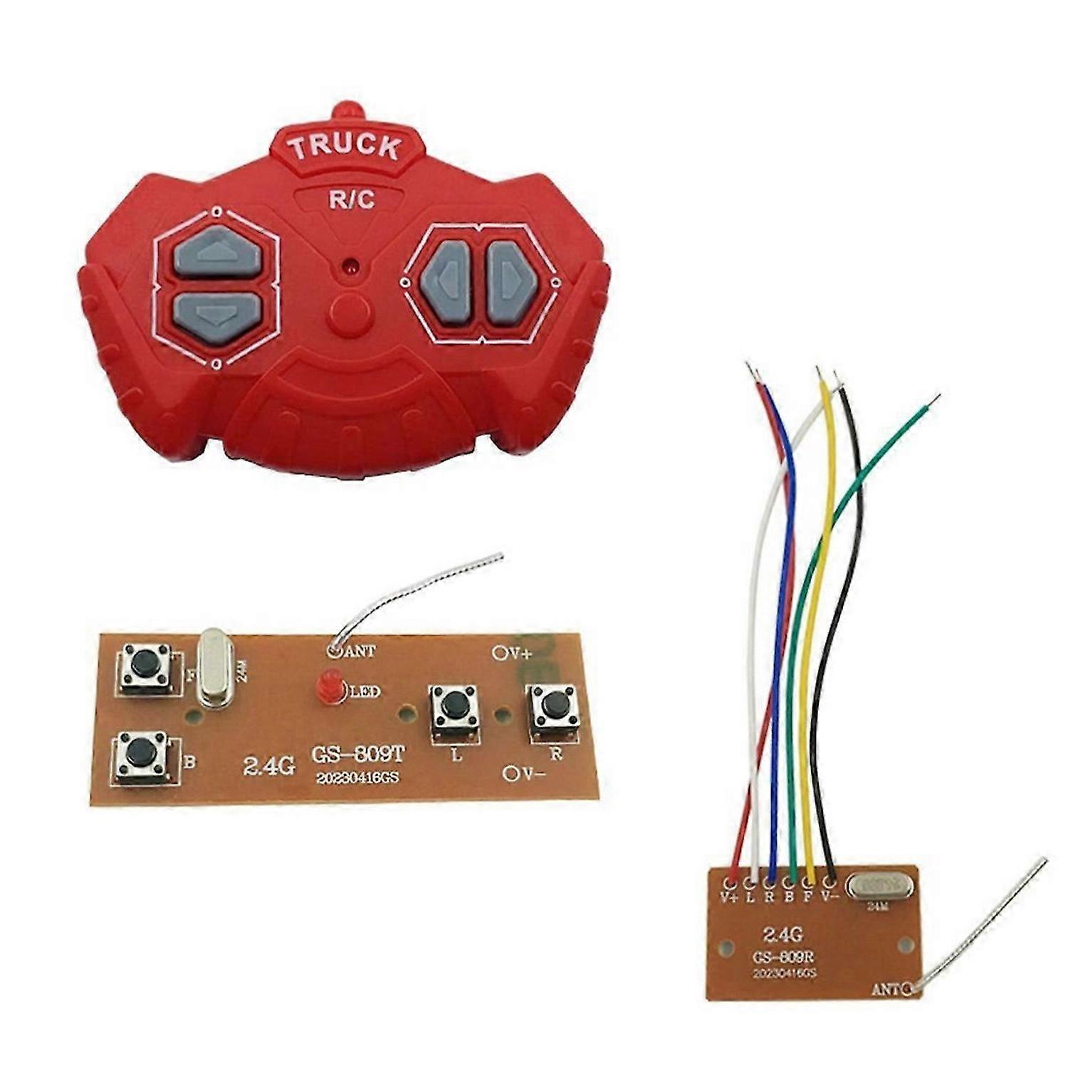 2.4G Four-Way Remote Control Module 4CH RC Remote Control Transmitter Receiver Circuit Board Accesso