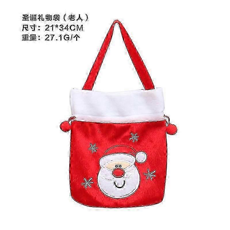 Christmas Christmas Decorative Supplies Santa Claus Snowman Gift Bag Candy Bag Handbag Children's Christmas Gift