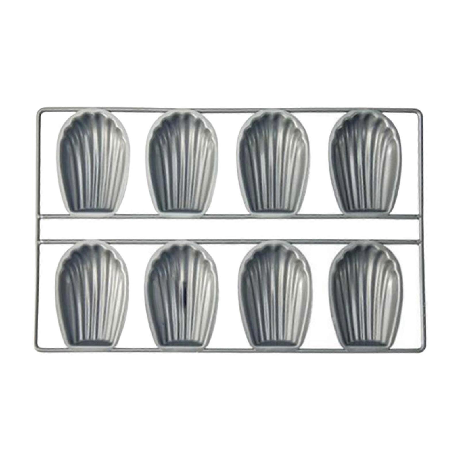 Rustproof 8 Cavity Animal Shape Bakeware Tool Ovenproof Nonstick Coating Madeleine Cookie Mold For Baking Classes Gift Multicolor