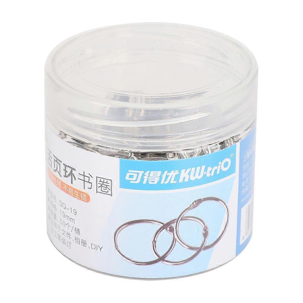 Tinplate Book Binder Loose Leaf Opening Circle Hoops for Scrapbook Album Stationery SuppliesSQ-19