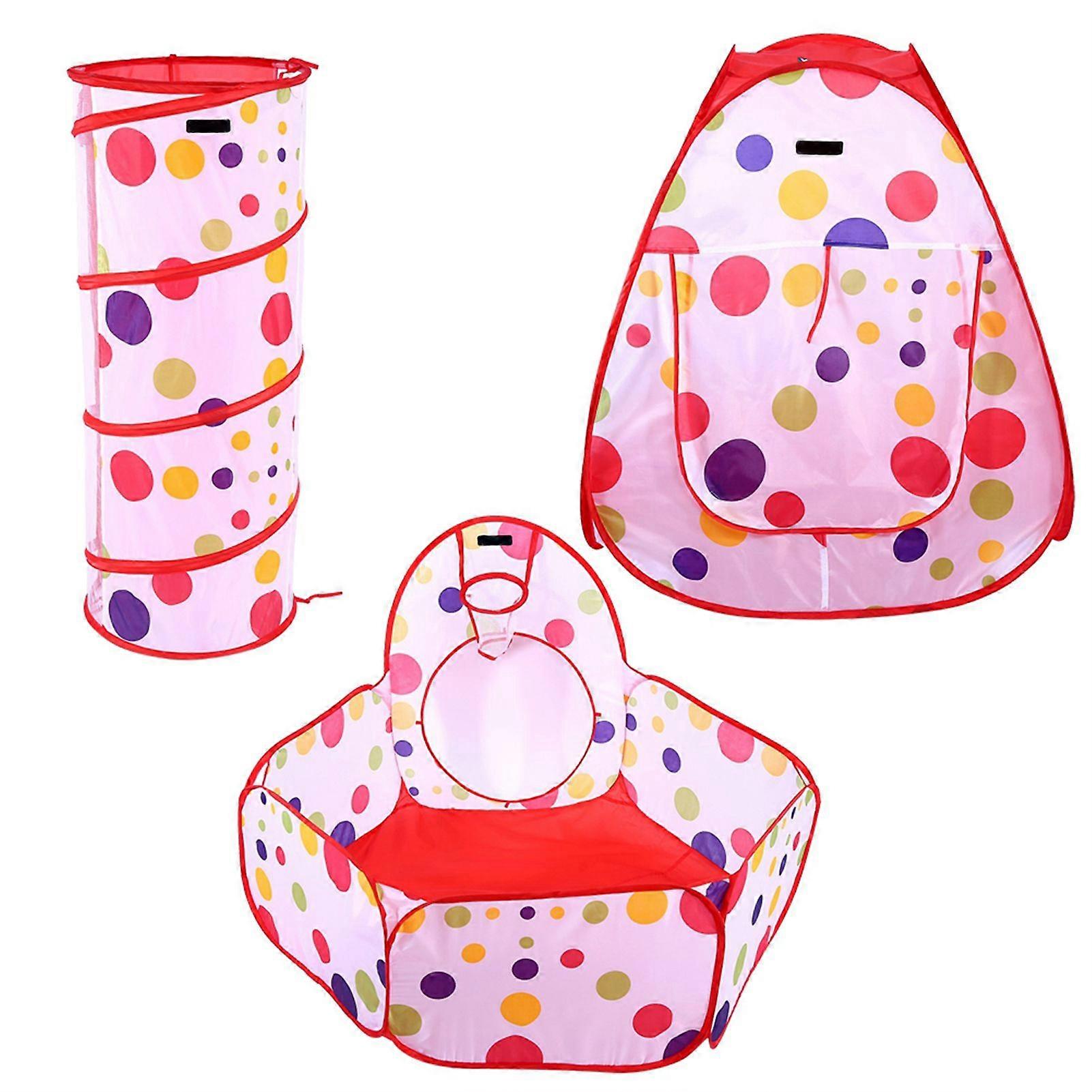 3Pcs/Set Children Baby Play House Tent Tunnel Ball Pool Pop Up Kids Indoor Outdoor Toys
