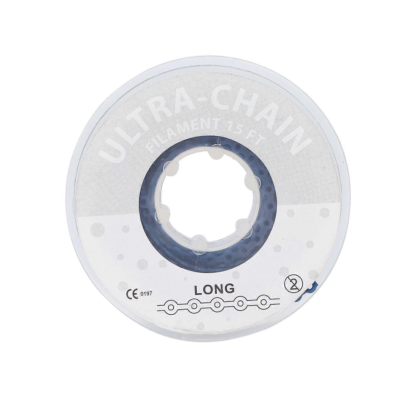Orthodontic Rubber Chains Portable Elastic Dental Brace Power Chain Accessory for Orthodontic TreatmentBlue