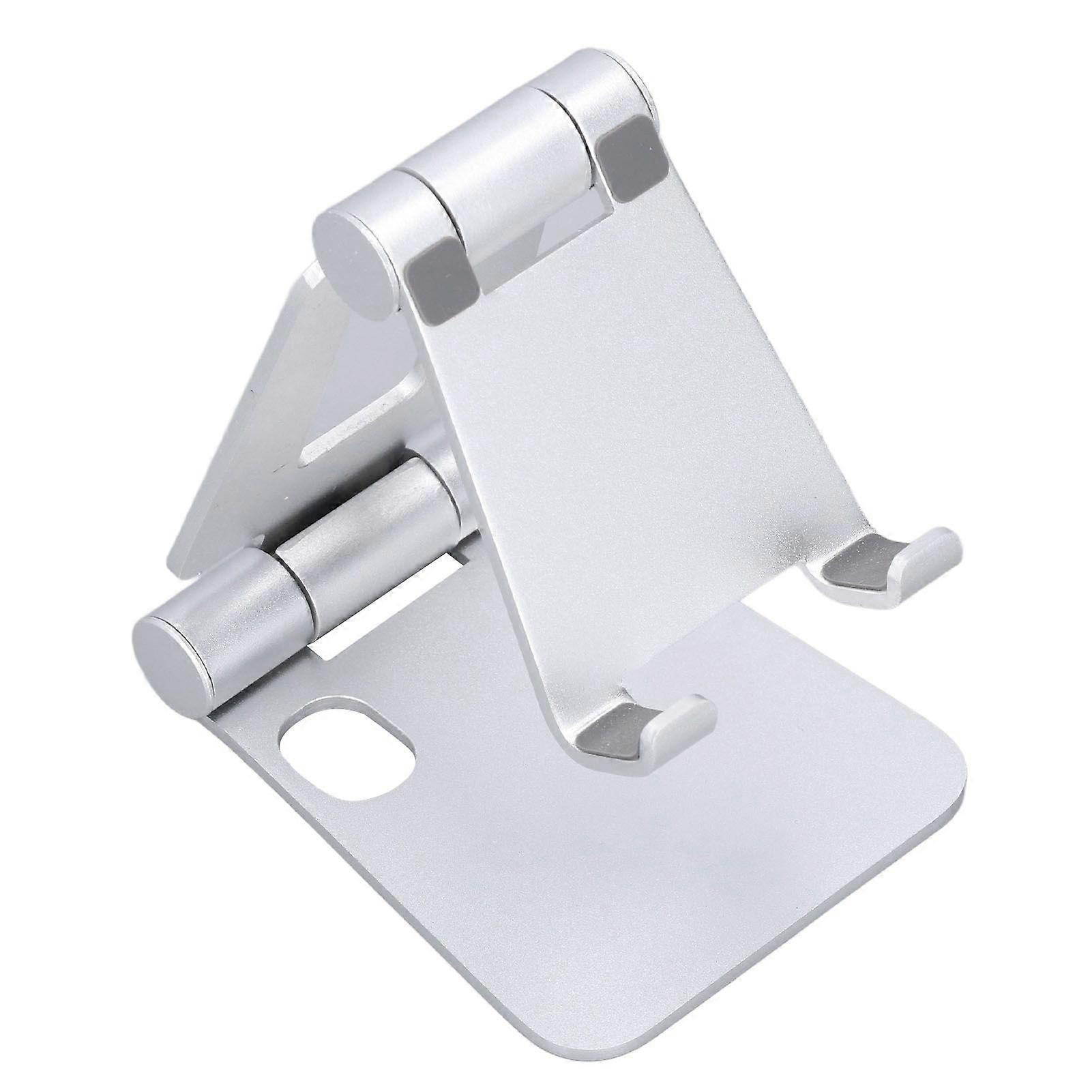 Phone Holder Ergonomic Design Environmentally Friendly Silica Gel Stable Support Desktop Phone StandSilver