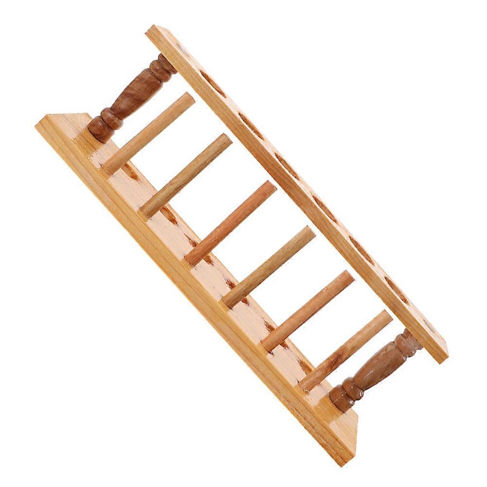 Laboratory Test Tube Rack Wood Test Tube Stand for Experiment Use 3Pcs