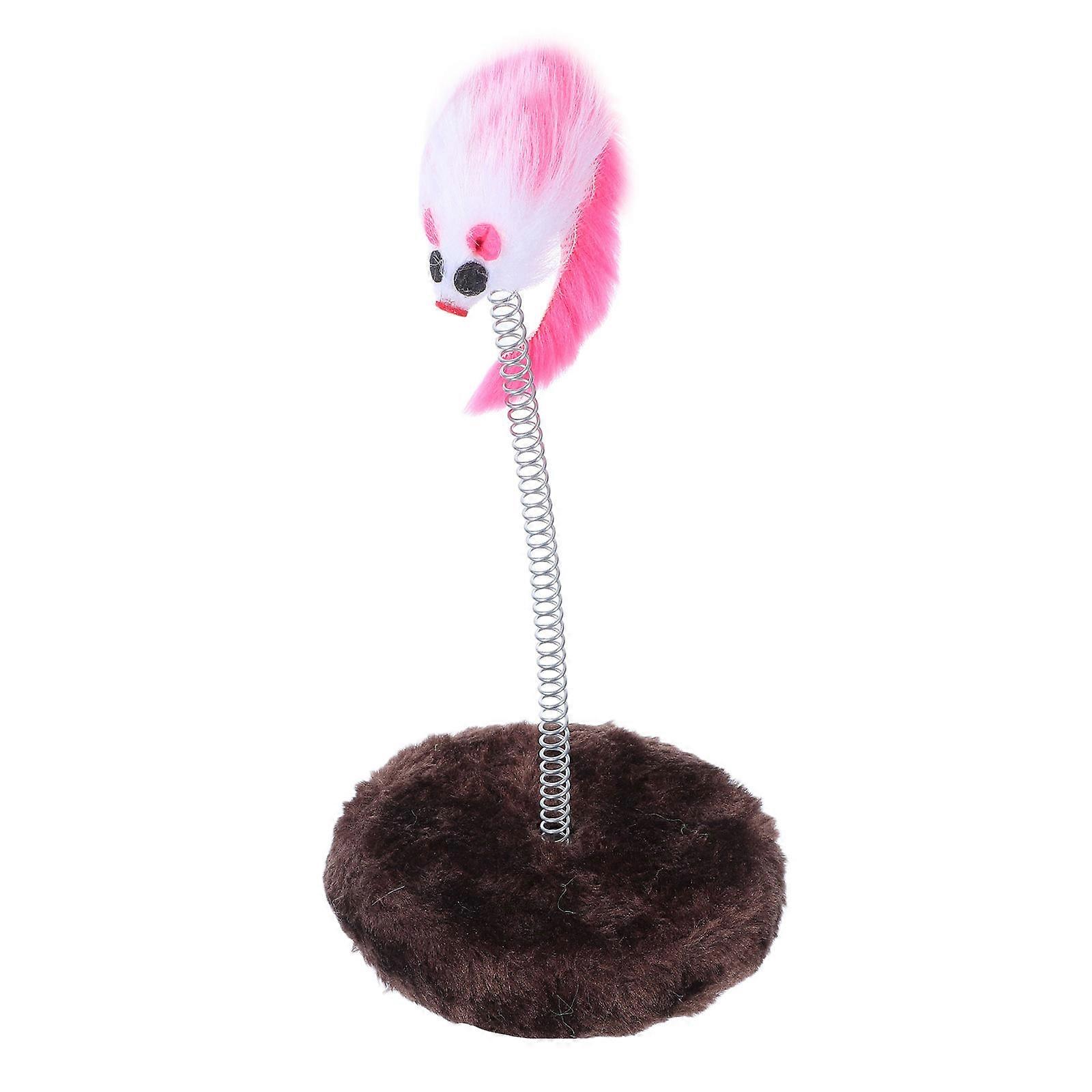 Cat Teaser Wand with Plush Mouse for Stimulating Play 2Pcs Toy Set