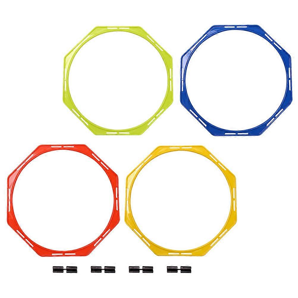 Soccer Exercising Agility Circles Multi-Function Football Training Rings 8Pcs