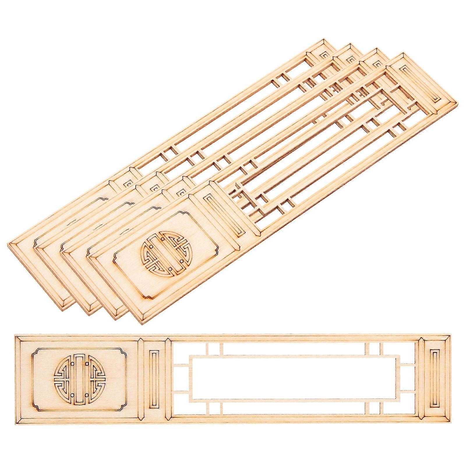 Sand Table Decorative Screen 15 Pcs Miniature Scene Building Model 12.5x2.5cm Perfect Accessory For Mini House