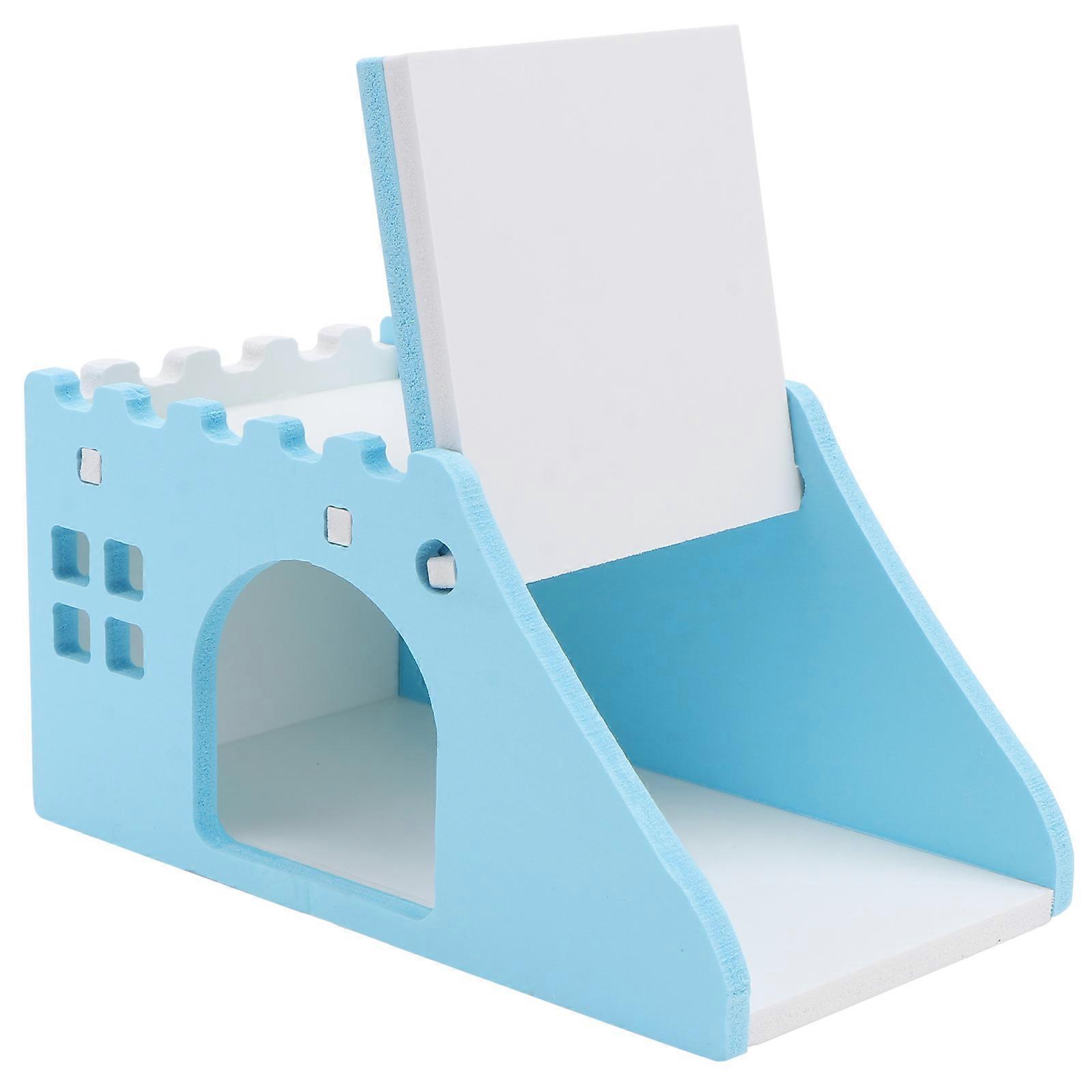 Small Pet House Wooden Hamster Nest for Rest and Play 3Pcs