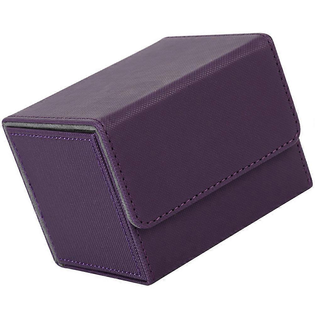 Cards Storage Box 2Pcs Soft PU Organizer Ideal For Game Cards With Scratch Protection In 10.5X9Cm Size