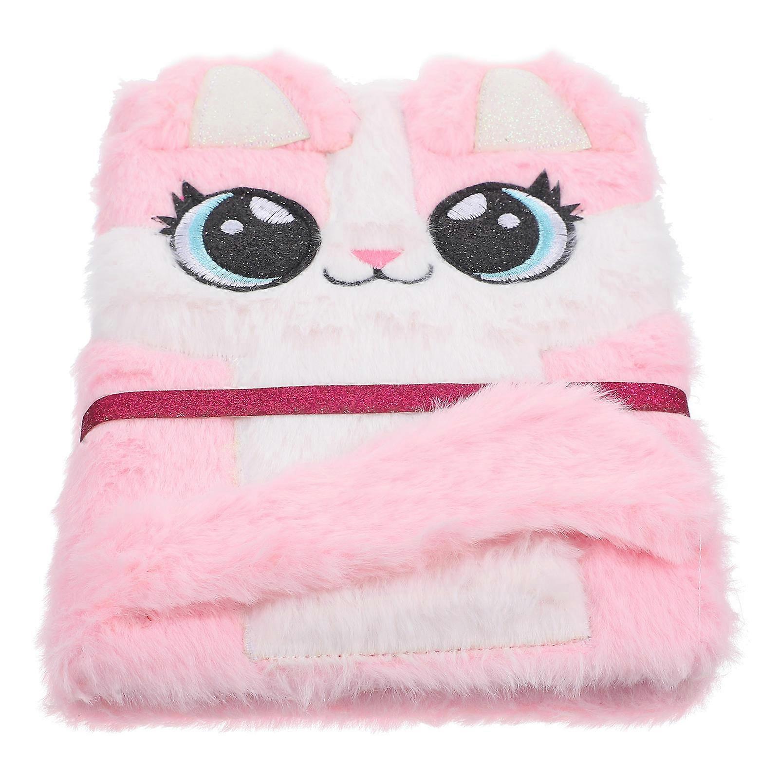 Cute Plush Notebook for Taking Notes 2Pcs Cartoon Fox Pattern