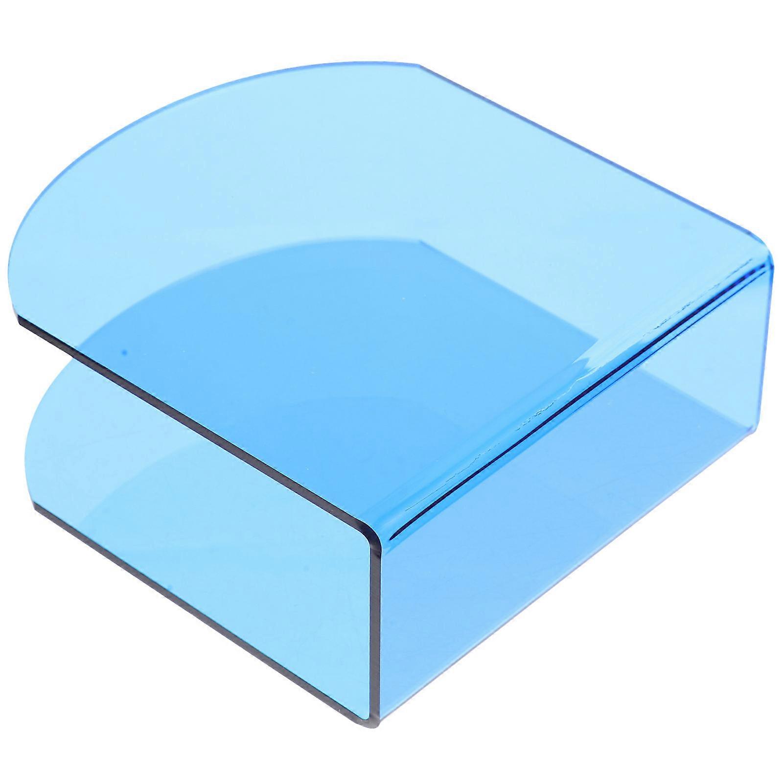 3Pcs Blue Acrylic Napkin Holder for Tabletop Tissue Stand Storage