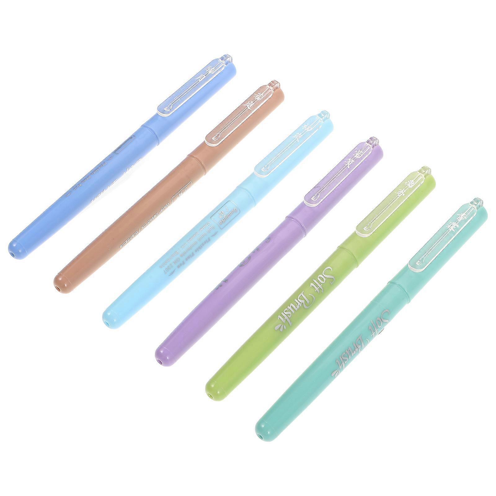 Calligraphy Brush Pens for Arts and Lettering 12Pcs Multi