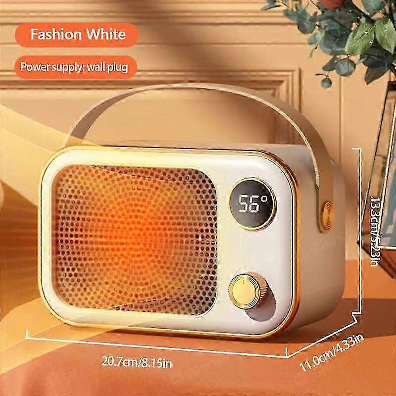2024 New 1200W Portable Electric Heater Home Warmer Space Heater Portable With LED Display Screen PTC Ceramic Heating For Home 2025