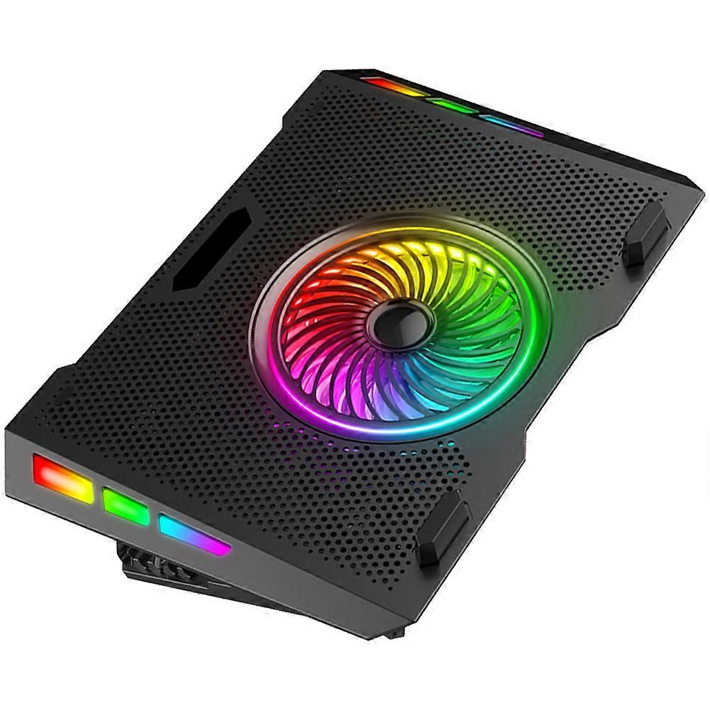 Cooling Stand For Laptop Computer 1Pcs Portable Ergonomic Design Black Multi-Functional Foldable Height Adjustment For Home Use