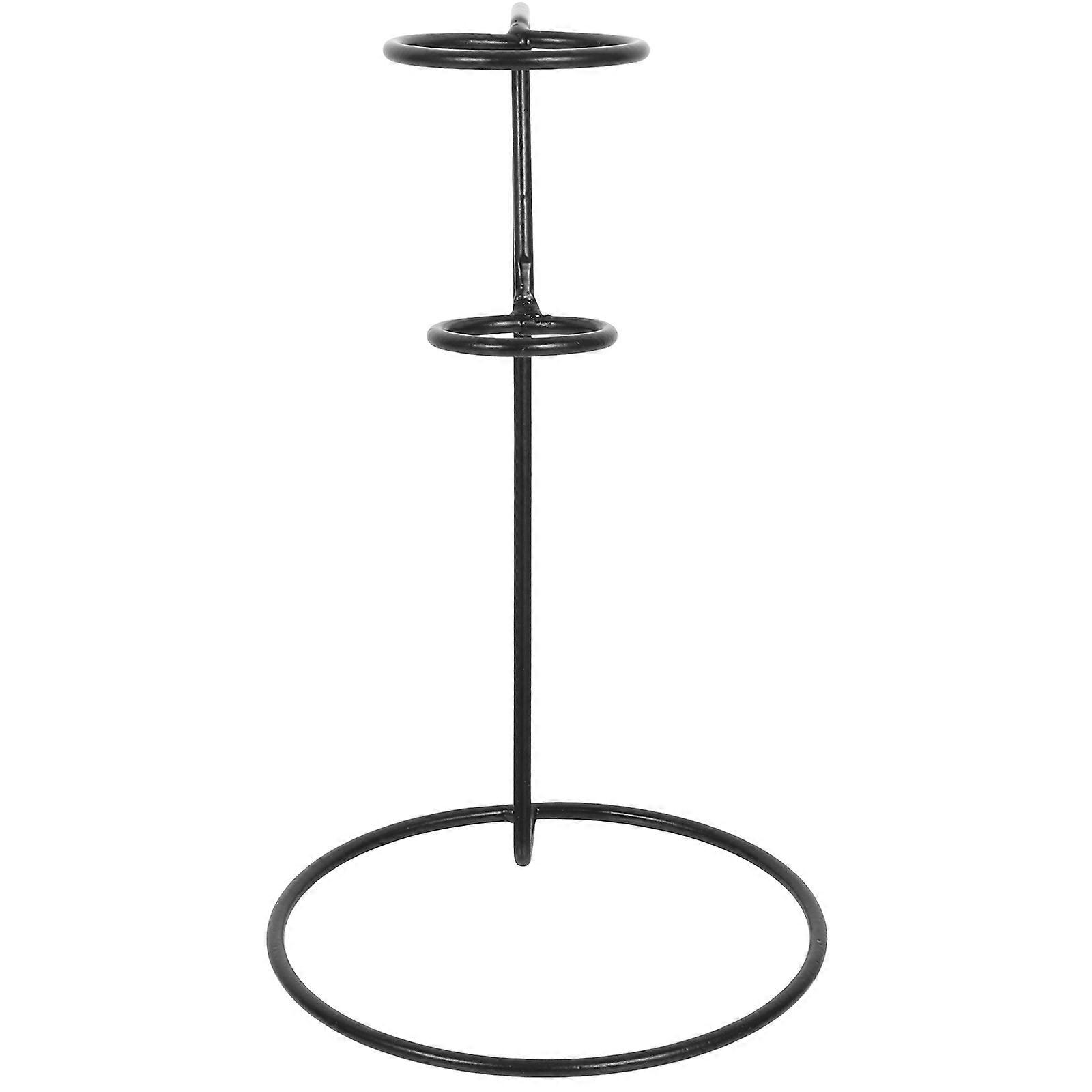 Ice Cream Cone Rack French Fries Display Stand Business Owners Use Iron Material Conical Base Design 1Set