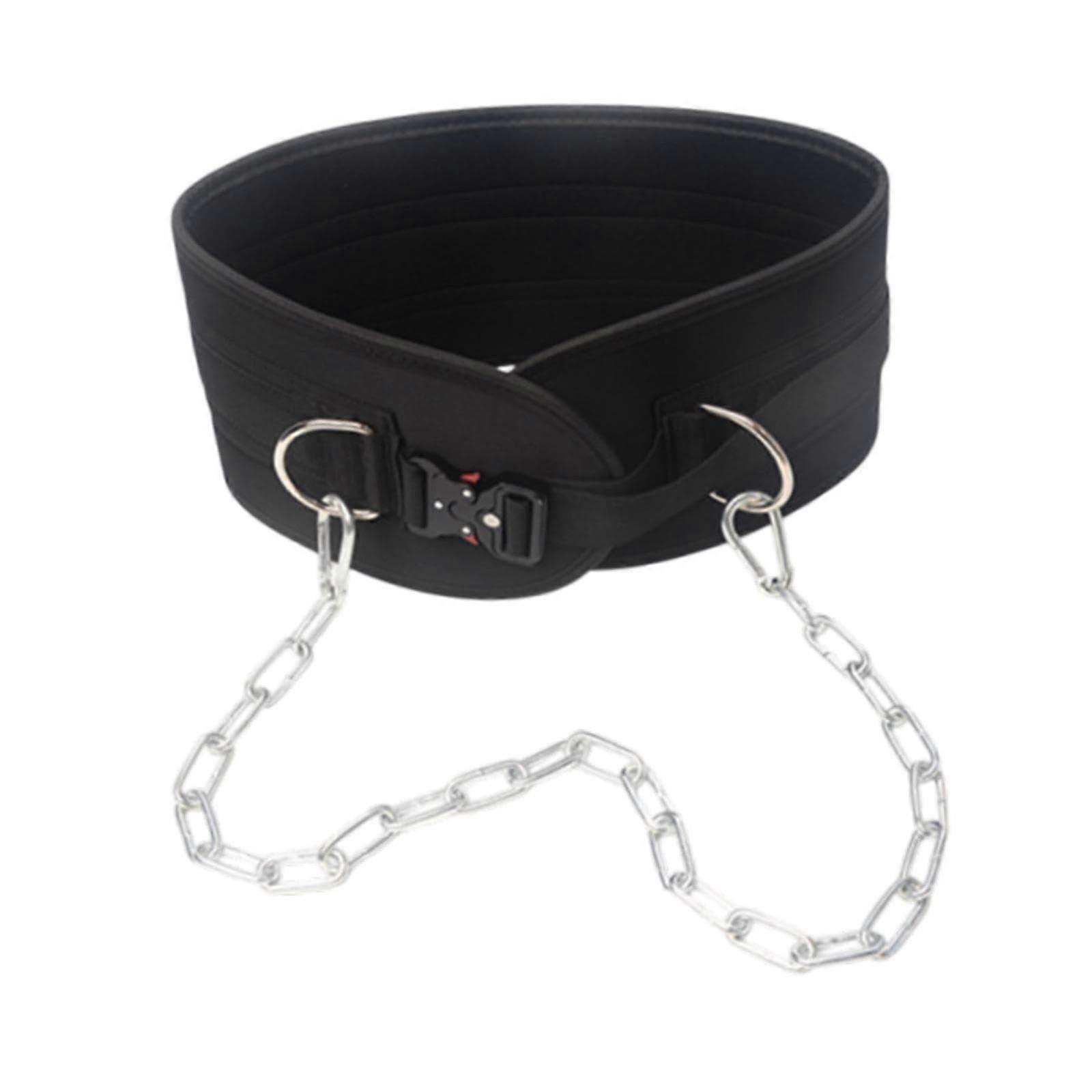 Dip Belt With Chain For Weight Lifting, Dipping Belt For PullUps, Home Gym Powerlifting, Bodybuilding Squats