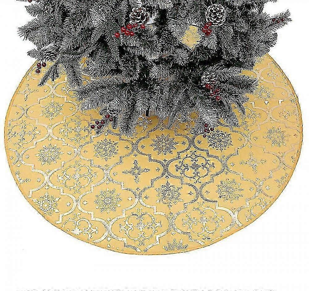 Christmas Tree Skirt With Christmas Stocking