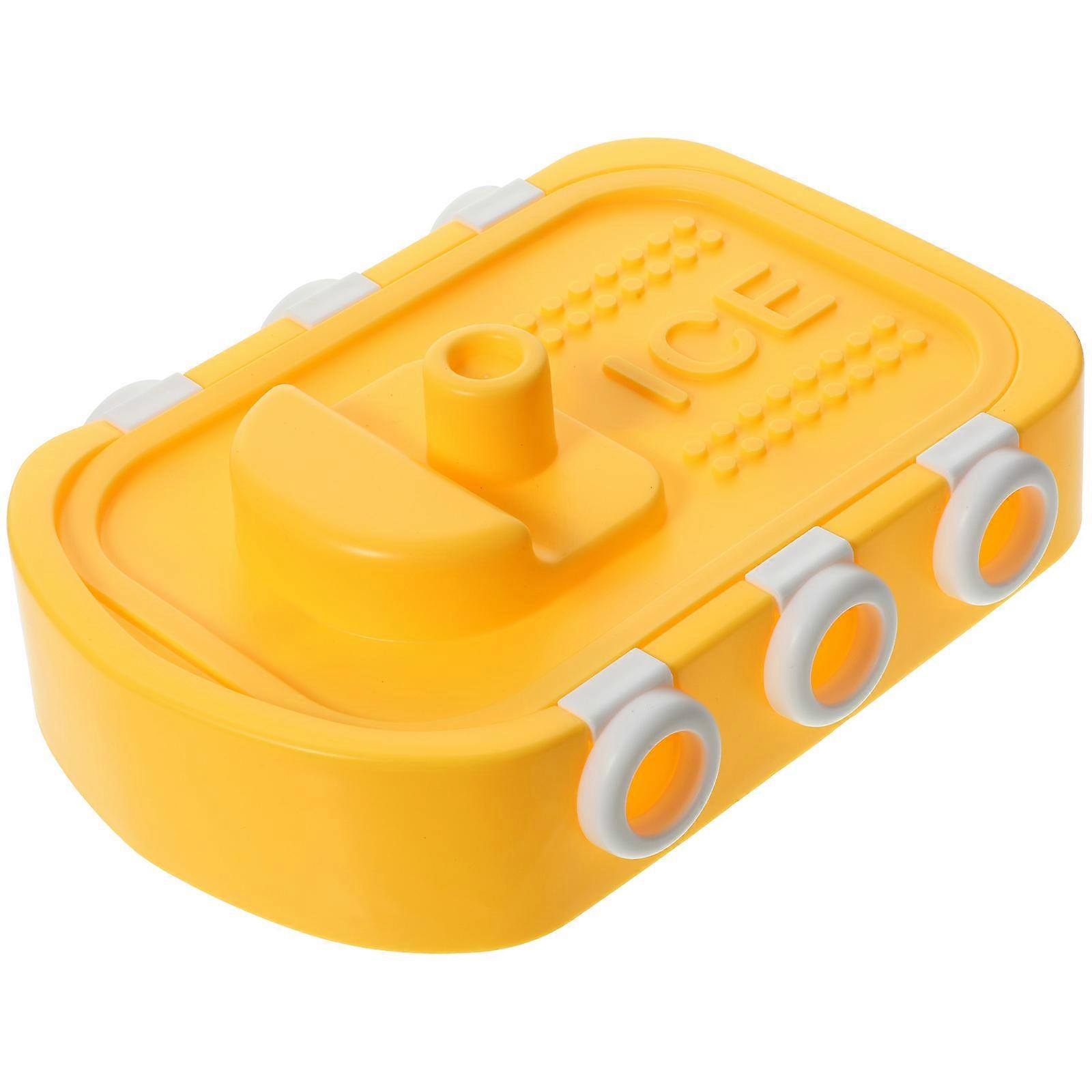 Ice Cream Maker Mold 2Pcs Silicone For Home Use Fun Summer Freezing Yellow