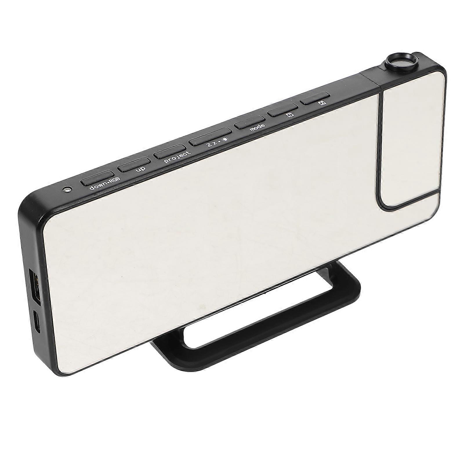 Projection Alarm Clock for Bedroom Featuring Digital Display 3Pcs Set