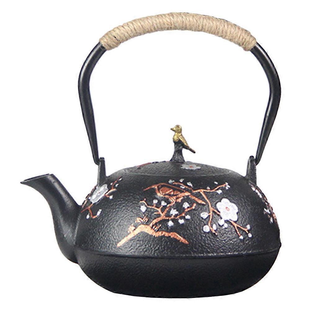 Heating Water Kettle Iron Teapot for Kitchen Use 2Pcs Set