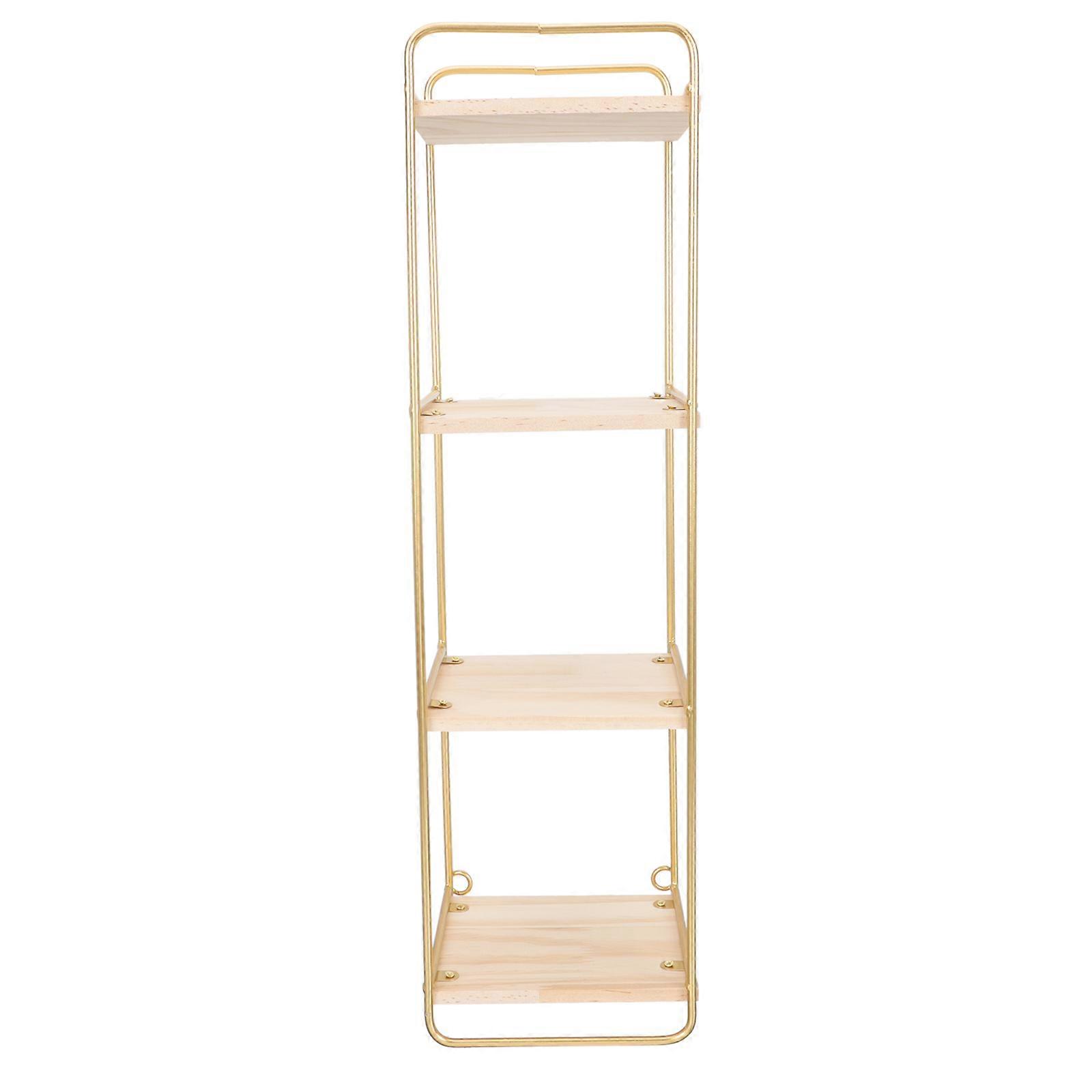 Wall Gold Shelf Multi-Layer Storage Rack for Home