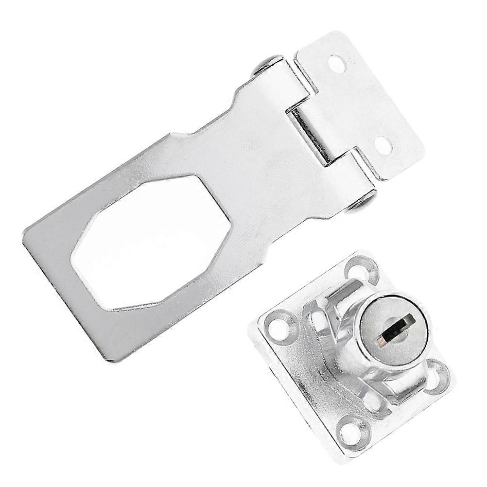 Office Cabinet Lock Metal Lock For Home Use 9.50X3.20X0.15CM Practical Design Sturdy Structure 3 Sets