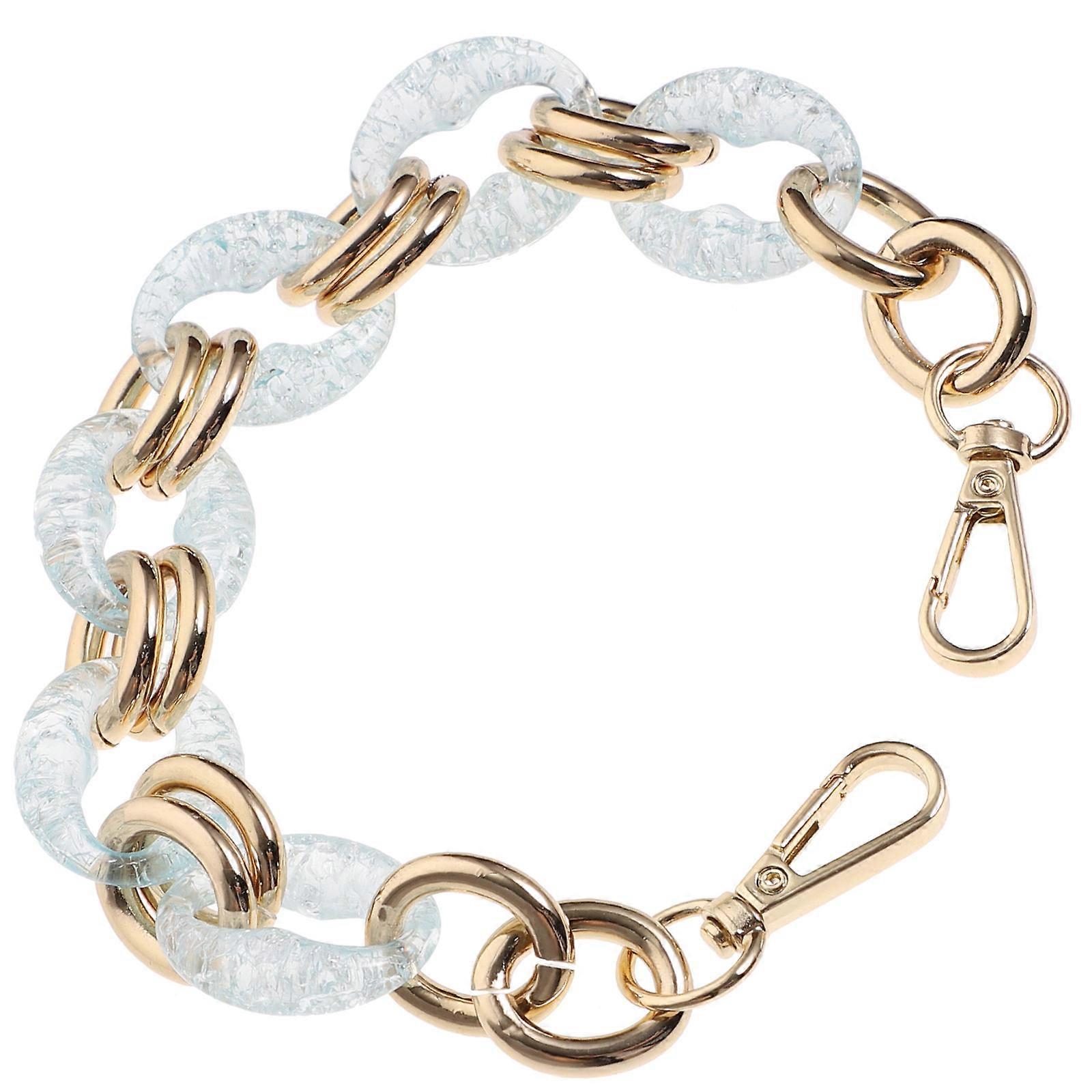 Purse Chain Acrylic Bag Chain Handbag Strap for Replacement 4Pcs DIY Use