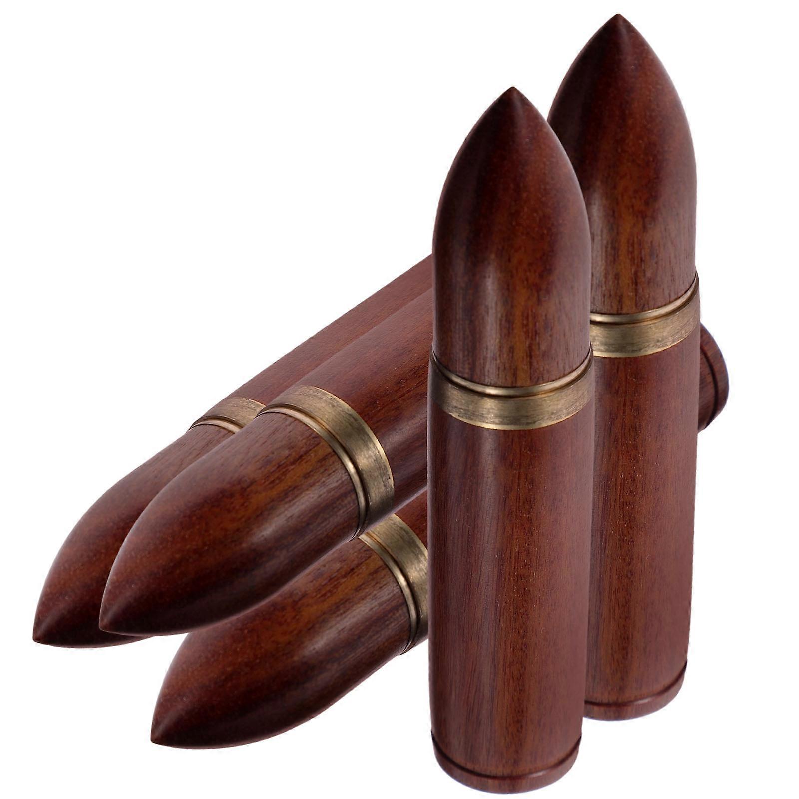 Mini Wooden Toothpick Holder for Home Use Portable 20Pcs Pack