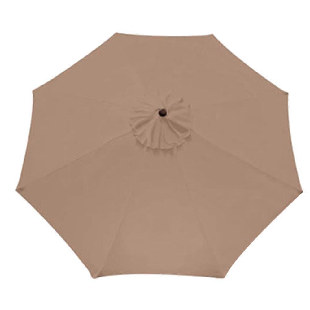 3Meter Replacement Cloth Round Garden Umbrella Cover,Khaki