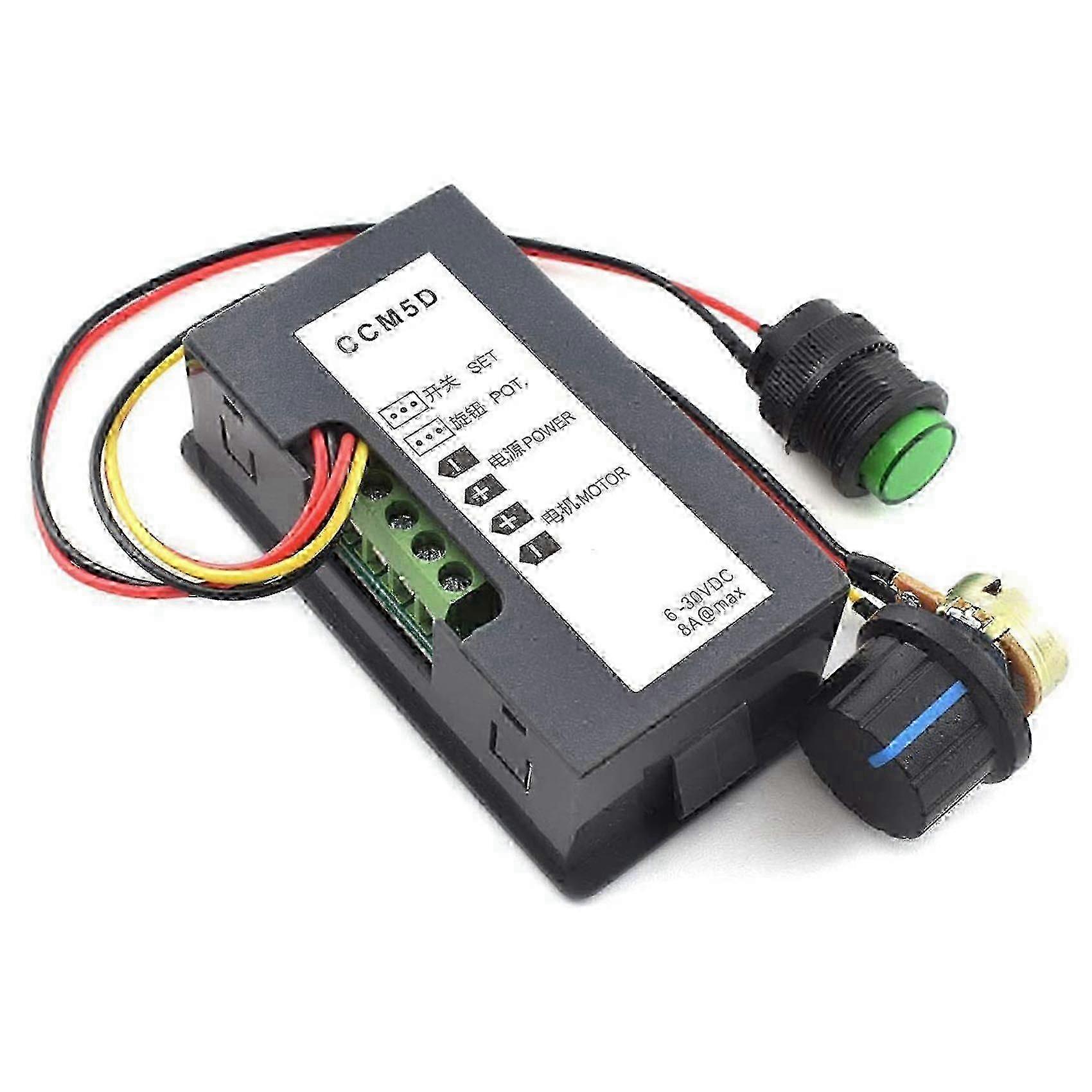 6V-30V 8A DC Motor Speed Controller 6V 12V 24V PWM Stepless Speed Control Switch Adjustable Driver hwy 26s