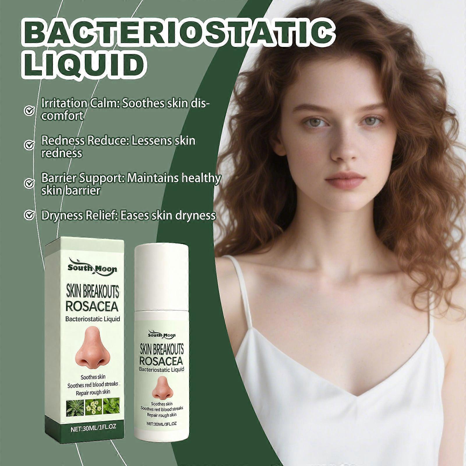 Natural Plant Extract Soothing Repair Liquid - Bacteriostatic Solution for Rosacea, Redness & Sensitive Skin Relief with Redness Reduction & Barrier R