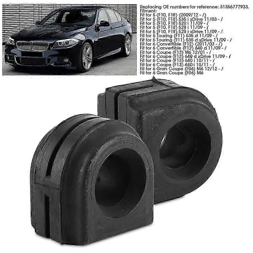 2pcs Front Axle Stabilizer Sway Bar Bushing Left Right 31356777933 Fit for F10 F11 F12 520d 520i 528i 640i
