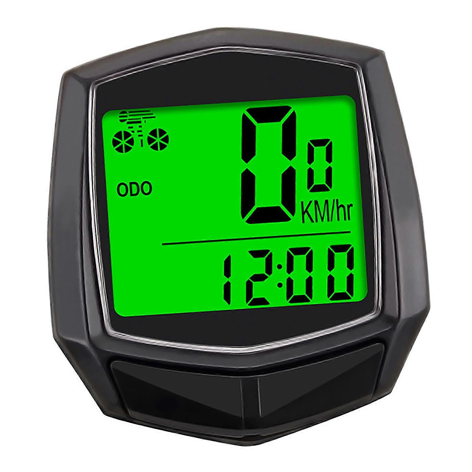 High Accuracy Corded Cycle Computer Speedometer Odometer AG10 Battery