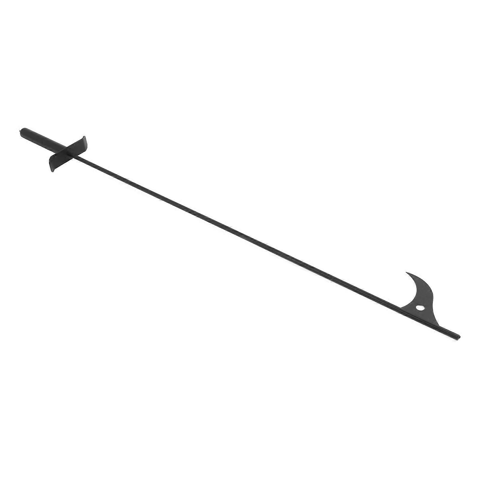 40in Rustproof Solid Steel Fire Poker for Indoor Outdoor Use