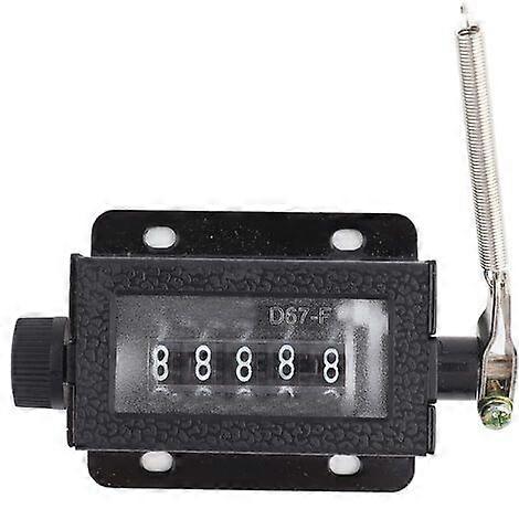 Mechanical Counter, 5 Digit Hand Pull Tachometer Counter D67-F