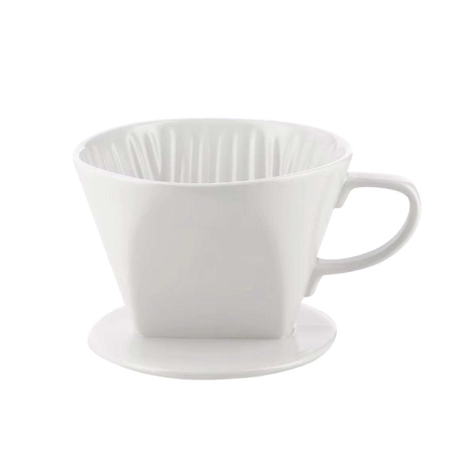 Conical Hand Flushing Filter Cup Dripper Porcelain Coffee Dripper Reusable Coffee Maker Single Drip