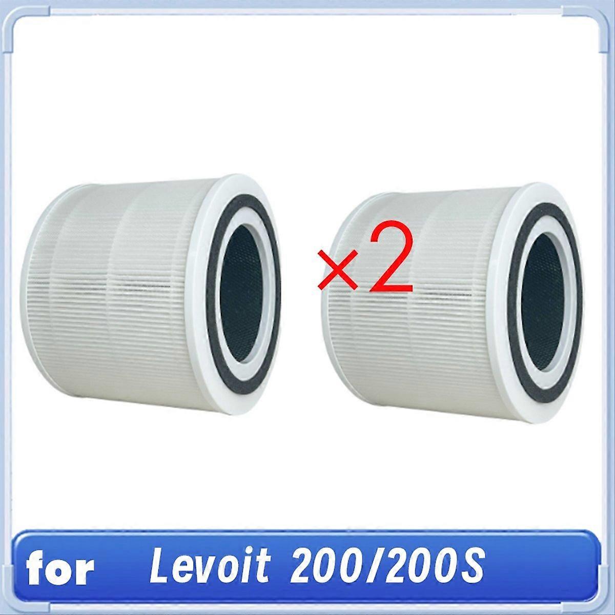 2 Pcs for Levoit Air Purifier Core 200 Activated Carbon Filter Core