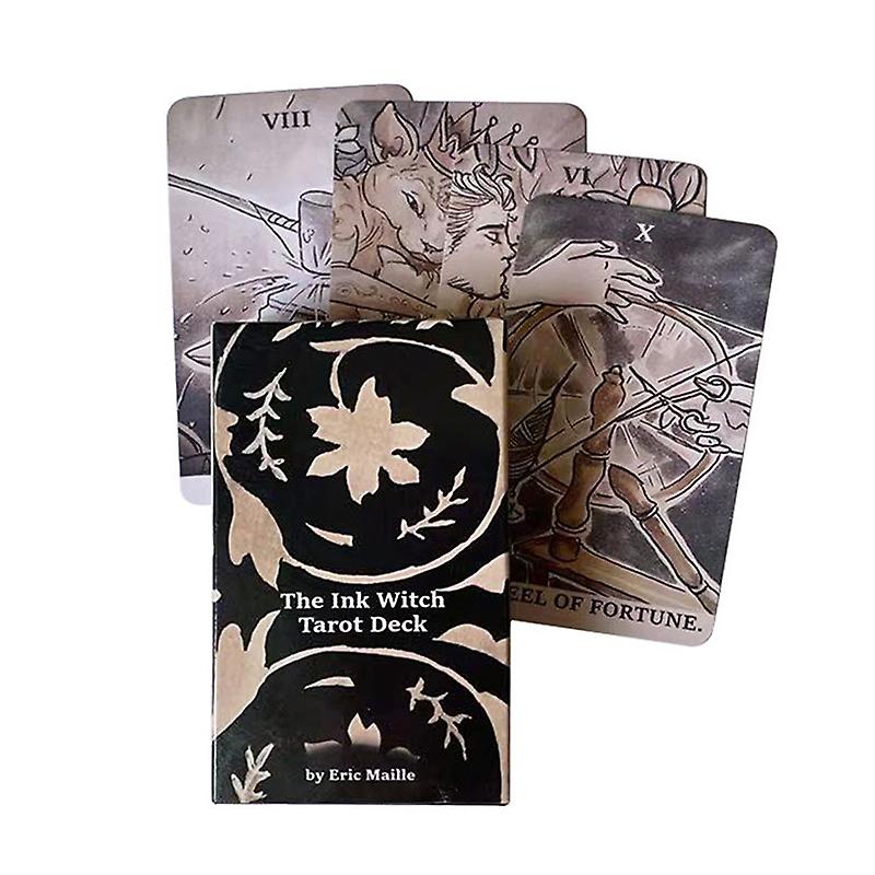 The Ink Witch Tarot Deck English Tarot Card Game Ink Witch Tarot Deck