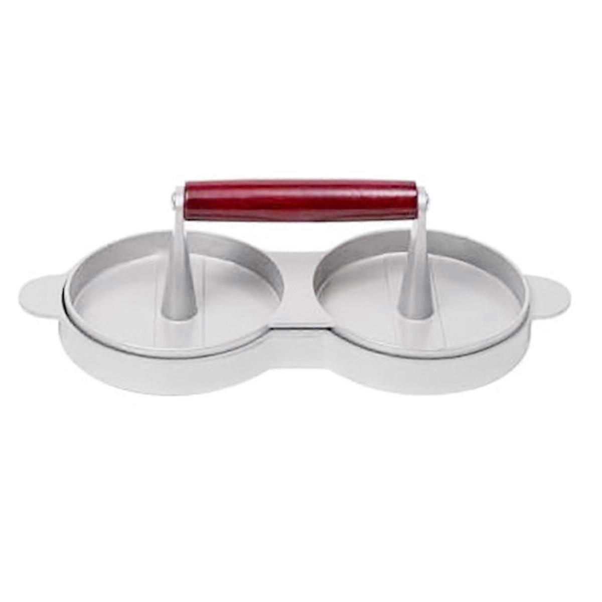 Double Hamburger Press,Aluminium Alloy Burger Patty Maker with Handle Edition 1031
