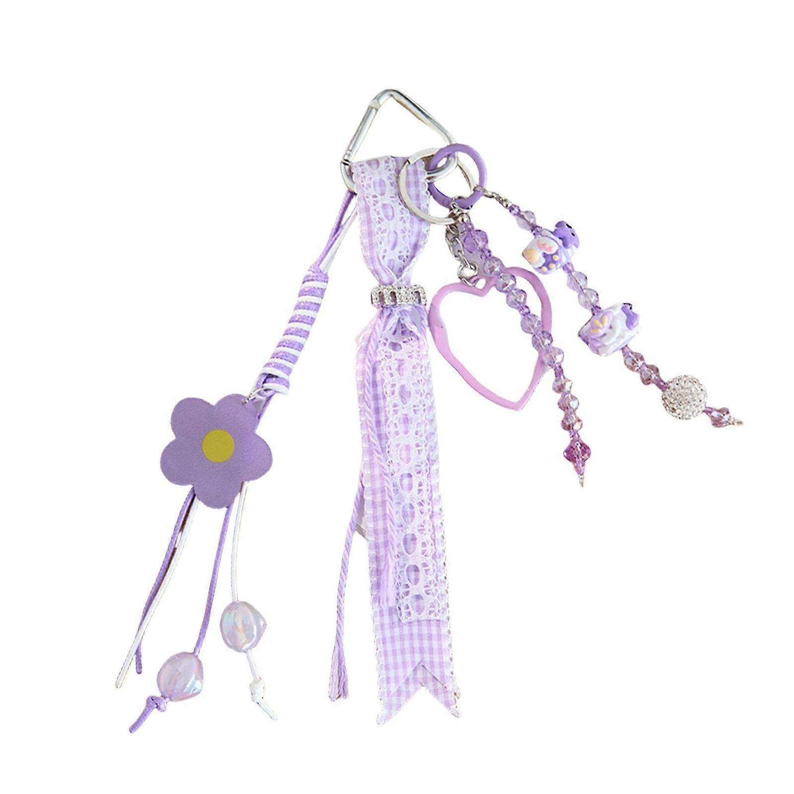 Multi Functional Baseball Keychain Couple Set Braided Design Stylish Key Holder For Everyday Use Trendy Accessory Multicolor