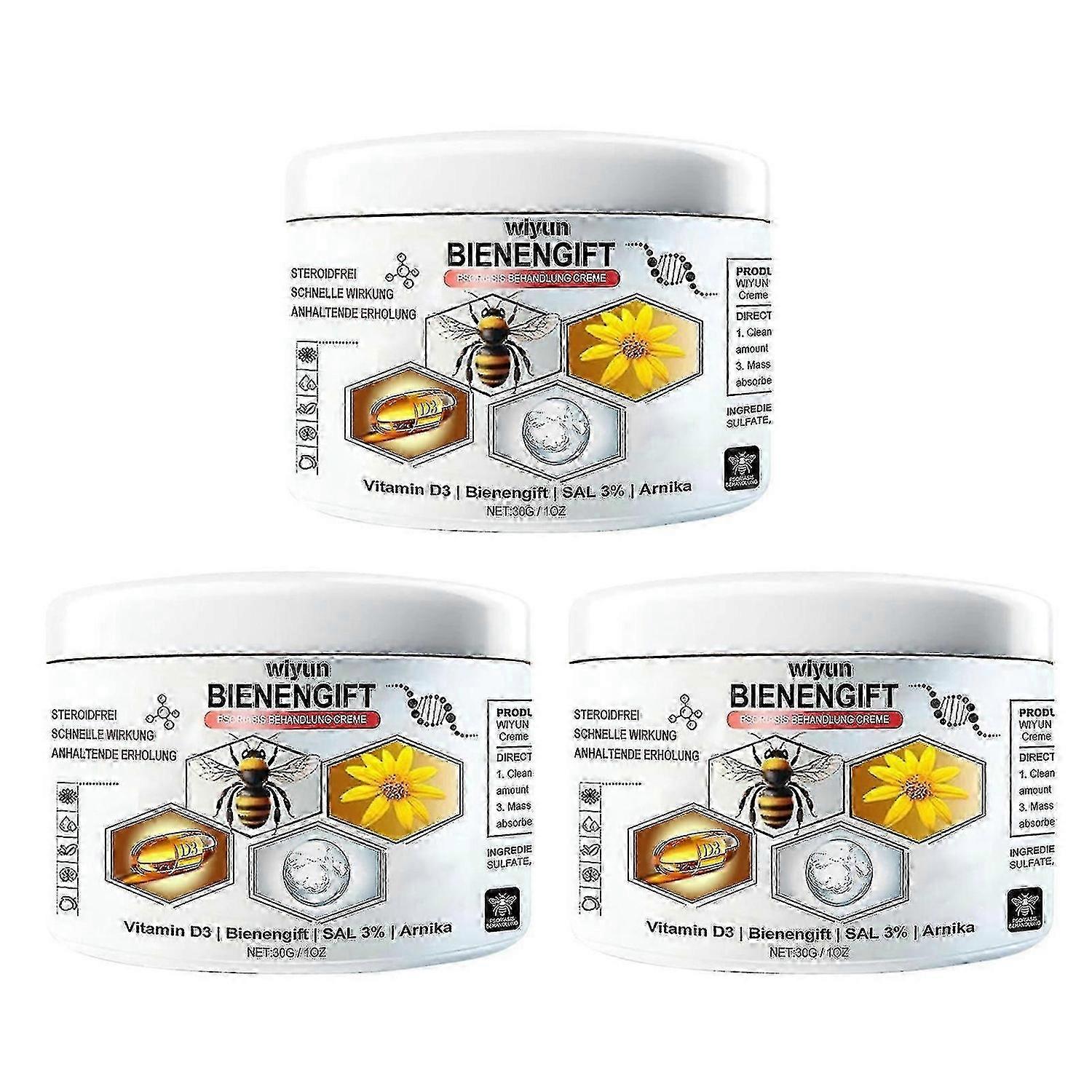 1/3/5 30 جرام كريم محمول مضاد للحكة كريم للعناية بالبشرةالعلامة التجارية: بدون علامة تجاريةالحجم: 5 قطعاللون: أصفر