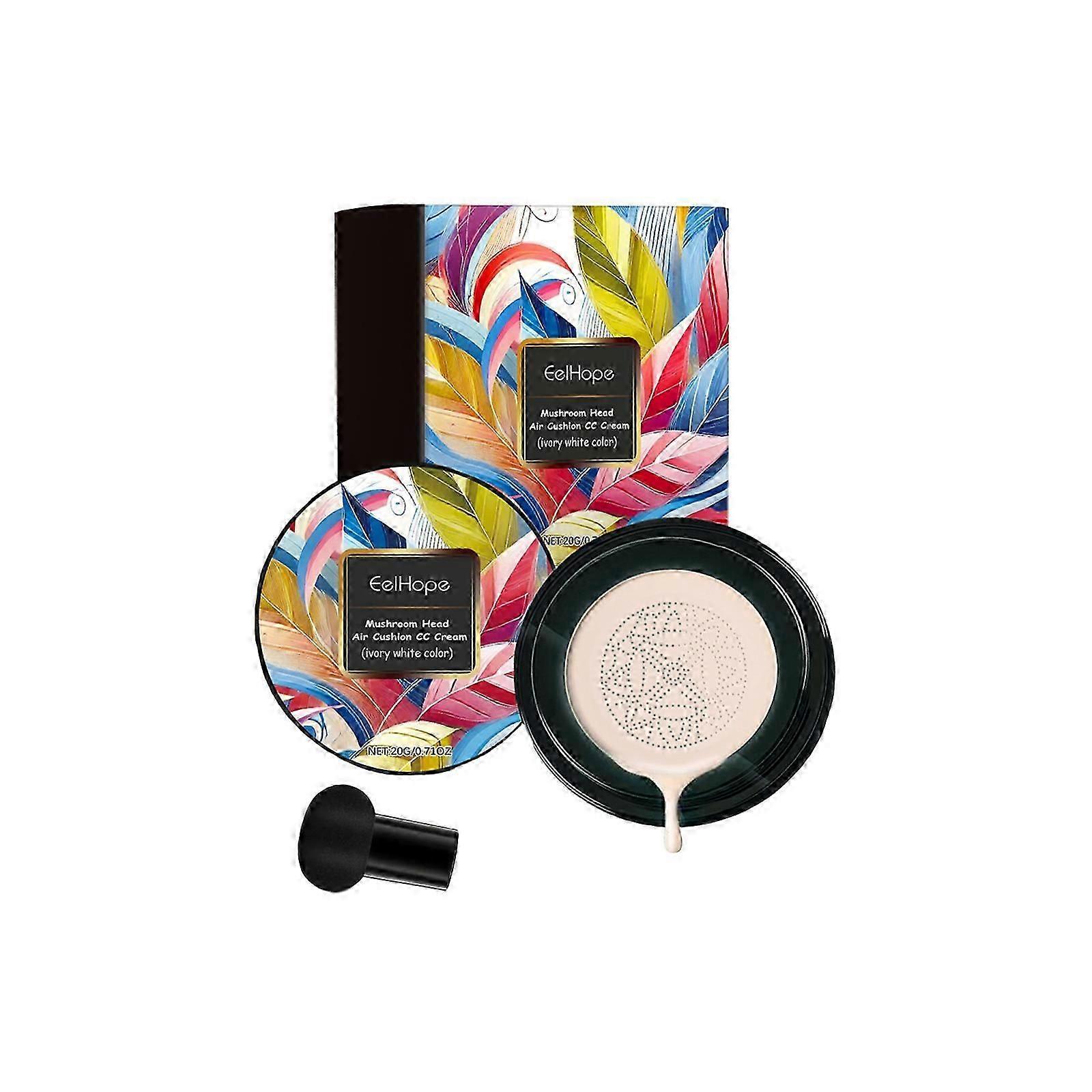 Mushroom Head Air Cushion Small Mushroom Air Cushion Easy To Apply Makeup Without Clogging Pores Moisturizing Natural Concealer