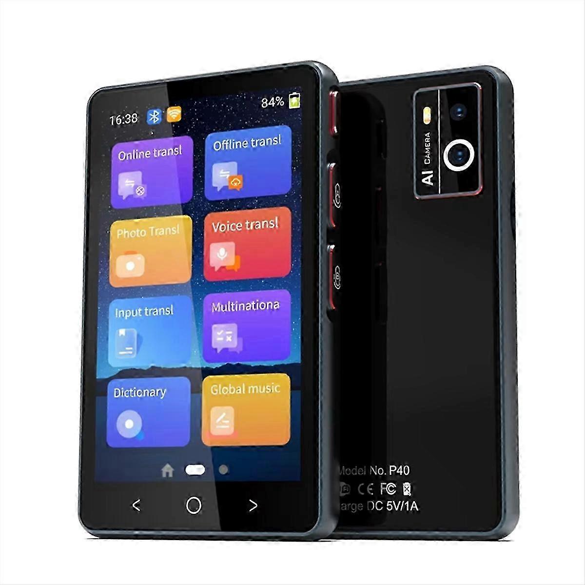Traducător vocal inteligent portabil, 135 de limbi în timp real, 14 limbi offline, P40, traducere multi-lingvistică