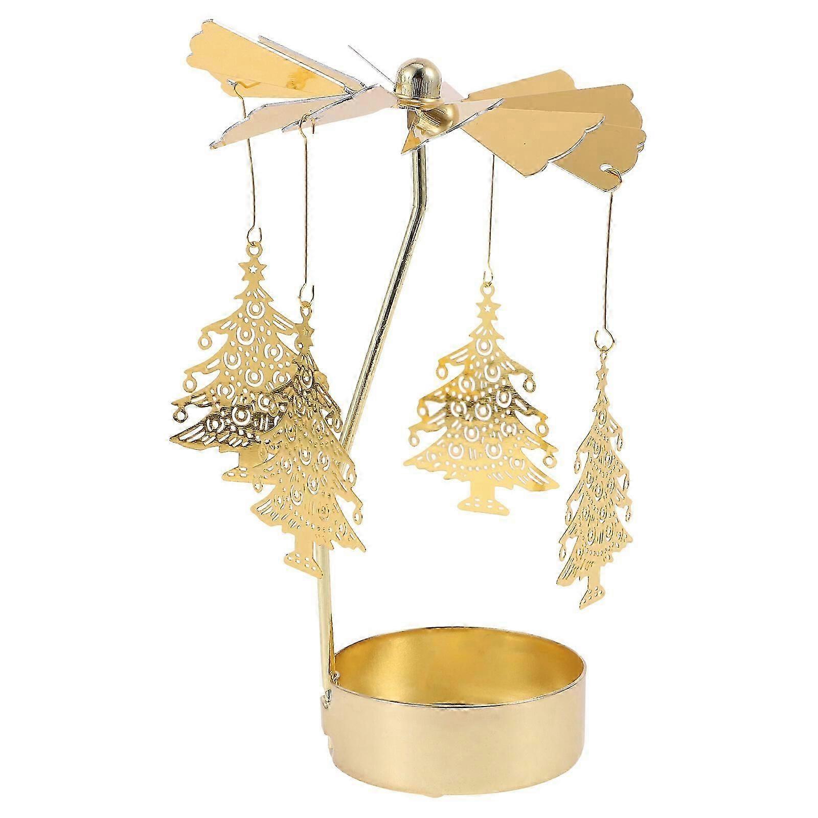 Tealight holders for Christmas carousel decoration