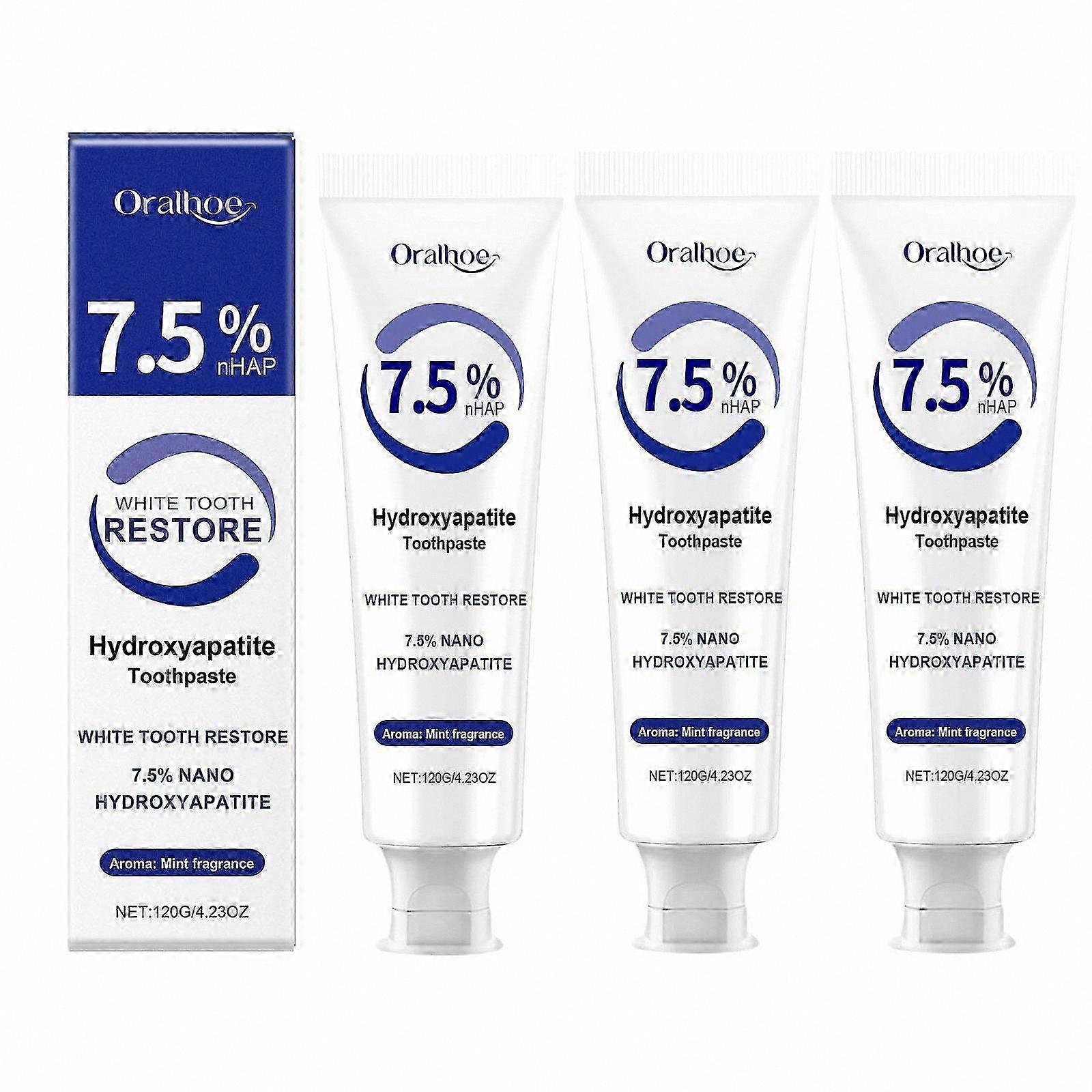 Enamel Protecting Toothpaste with Hydroxyapatite for Sensitive Teeth Fluoride Free Gentle Formula for Stronger Teeth